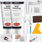 2 Pack Drywall Repair Kit, 240g Quick Drying Spackle Wall Repair with Scraper Wall Patch Repair to Fix Wall Surface Holes and Creak Damage Wall Mending Agent for Home Wall Plaster Wall Repair