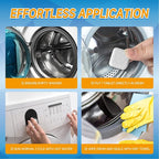 Gifto Washing Machine Cleaning Tablets, Individually Wrapped 15 Count, Fresh Scent Washer Cleaner Tablet for Front Loader & Top Load, Removes Odor-causing Residues & Hard Water Buildup, Septic Safe