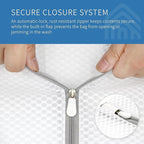 Muchfun 3Pcs Durable Honeycomb Mesh Laundry Bags for Delicates 1 Large 16 x 20 Inches, 1 Medium 12 x 16 Inches, 1 Small 9 x 12 Inches (Honeycomb Mesh)