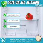 Oh Yuk Fridge Cleaner – Cleans Inside Refrigerator for Spotless, Food-Contact Safe Surfaces | Biodegradable, Vegan, Cruelty-Free | Effortlessly Lifts Sticky Messes & Dried-On Food | Spray Bottle