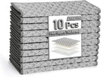 XANGNIER 10 PCS Multipurpose Wire Dishwashing Rags,2025 New Upgrade Non Scratch Wire Dishcloth, Four-Layer Silver Mesh Dish Cloths,Steel Wool Cleaning Cloths,Multi Purpose Metal Wash Miracle Cloths
