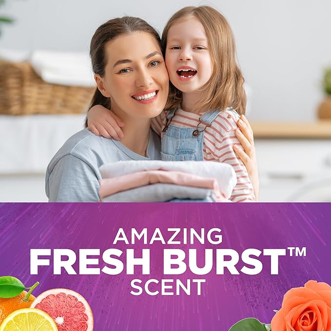 Arm & Hammer Plus OxiClean Odor Blasters Fresh Burst, 160 Loads Liquid Laundry Detergent, 208 Fl oz