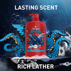 Old Spice Cleansing Body Wash for Men, 3X Defense, 24/7 Shower Fresh with Lasting Scent, 2-in-1 Body & Face Wash, Krakengard with Deep Ocean Scent, 33.4 (Pack of 4)