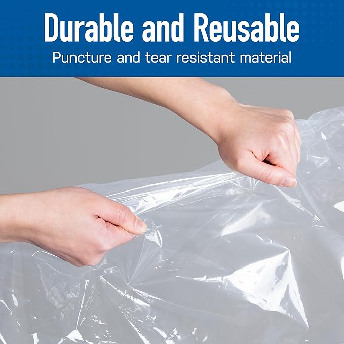 Spacesaver 4 Pack Medium Vacuum Storage Bags for Clothes - 28 x 20-Inch Vacuum Sealer Compression Bags with Hand Pump - Space Saver Storage Bag for Travel Essentials, Garments and Organization