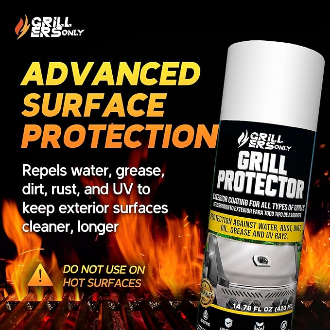 2 Pack Stainless Steel Cleaner 14.78 oz | Cleaning Spray Grill Cleaner for Outdoor Grill Grilling Accessories BBQ Outdoor Kitchen