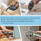 94 Pack Oscillating Saw Blades, Wood Metal Cutting Multitool Bi-Metal Blades Quick Release Tool Blades Kits Fit for Dewalt, Makita, Ryobi, Rockwell