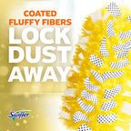 Swiffer Duster Kit with 3 ft Extendable Handle, Heavy Duty Dusting Starter Kit with 12 Refills, for Ceiling Fans, Vents and Hard to Reach Places