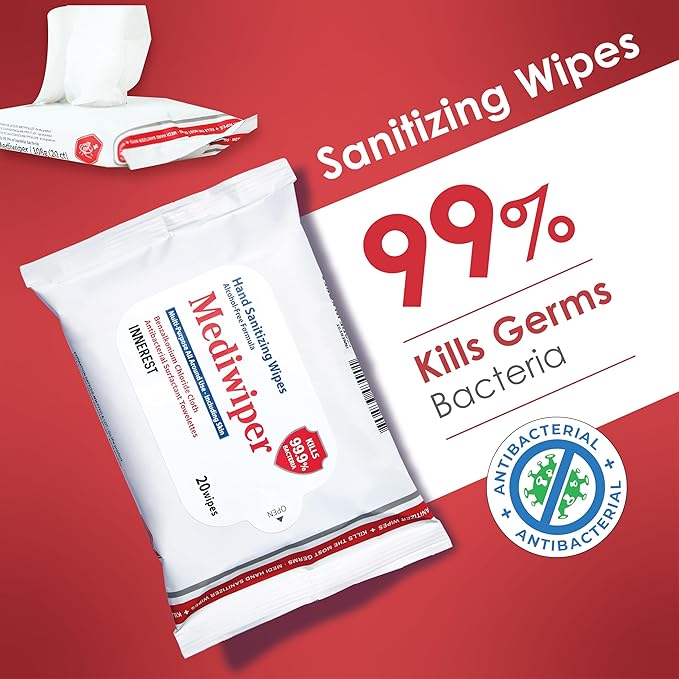 1920 Wipes (80CT*24PK) - Hand Sanitizing Wipes Bulk Pack Alcohol Free Hand Sanitizer for Schools, Classrooms