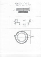 The Original 3" x 4" Home-Saver Combination Sewer Relief Cap - Made in the USA