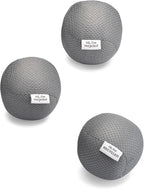 Full Circle Loads of Fun Anti-Static Dryer Balls, Set of 3 – Quiet, Scent-Free and Hypoallergenic Reusable Fabric Softener Laundry Balls – Non Toxic and Vegan, Gray 3 Count