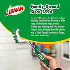 Libman Scrub Brush Kit – Three Different Durable Brushes for Grout, Tile, Bathroom, Kitchen. Easy to Handle, Strong Fibers for Tough Messes – Family Made in the USA, Unisex Lot 2406