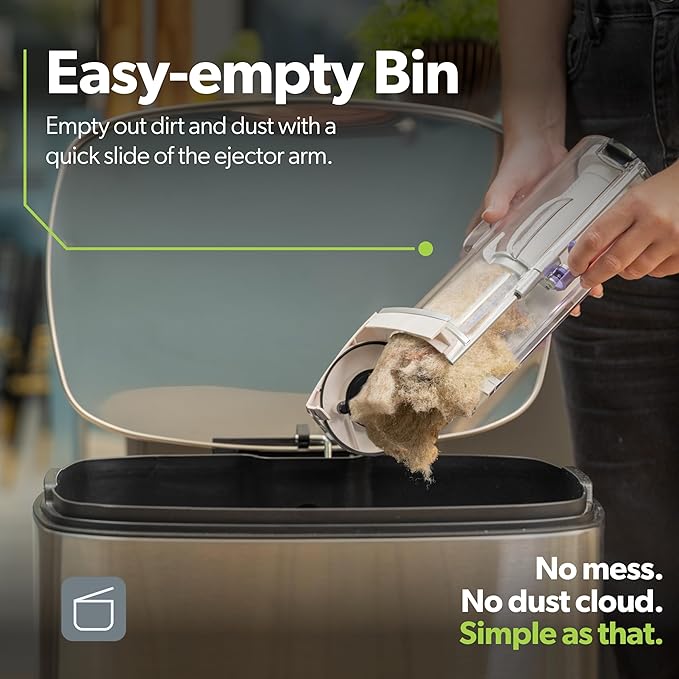 Gtech AirRAM Platinum Cordless Vacuum Cleaner - Includes Anti-Hair Wrap Brush Bar - Perfect for Carpet and Hardwood Floors - Rechargeable 22v Li-ion Battery - Lightweight (7 lbs.)