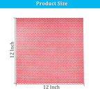 Disposable Cleaning Towels Disposable Cleaning Towels, Reusable Towel,Handy Clean Wipes, 50 Count/Pack, Red