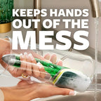 Scotch-Brite Heavy Duty Dishwand Kit, Includes 1 Wand & 8 Refill Pads, Keep Hands Out of the Mess