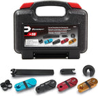 Powerbuilt 11 Piece Fuel and Transmission Line Disconnect Kit, Quick Disconnect Tool Set for A/C Fuel and Transmission Systems, GM Power Steering Disconnect, For Ford GM Dodge - 648650