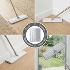20Pcs Mop Replacement Pads Compatible with Flat Mop or Mop Bucket Set, 13" X 4.9" Universal Mop Pads Mop Head Refills Washable Wet Mops, Microfiber Flat Mop Pad for Most 11-13” Size Mops