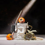 Ionic Dish Brush, Magnetized to Stand Upright, Stainless Steel with Replaceable Head, Onyx/Black