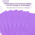 Floor Cleaning Tablets Sheets, Method Hardwood Floor Cleaner and Polish Pack of 300, Concentrate Mild Scent For RV Wall Tiles, Hardwood, Laminate Floor, Purple