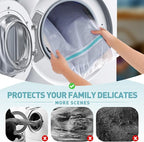 5-Pack Mesh Laundry Bags for Delicates | Zippered Wash Bags for Bras, Shoes, Travel, College Dorm Essentials in 3 Sizes (2 Small, 2 Medium, 1 Large)