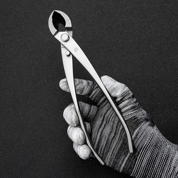 tianbonsai Bonsai Tools 205 Mm Round Edge Cutter Multifunctional Bonsai Cutter With Both Straight Edge And Round Edge
