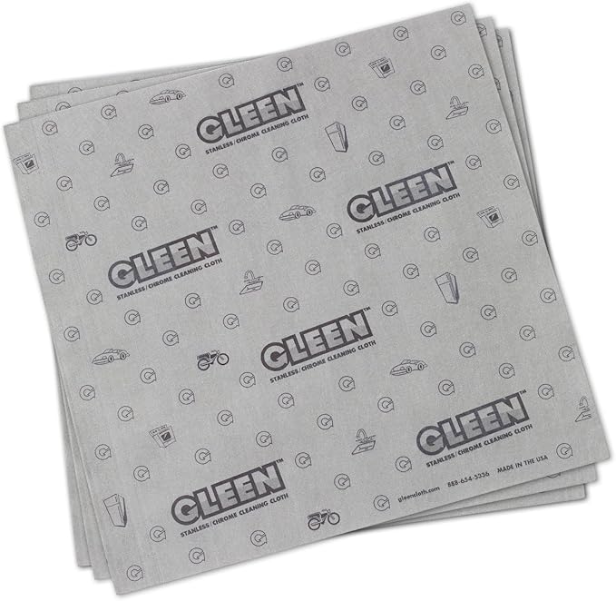 GLEEN Cleaning Cloth (3 Pack), Stainless Steel - 3840