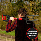 Roamwild Multi-Digger Garden Digging Spading Fork – Fibreglass Light Weight Gardening with Unique Dual Soft AIR Light Grip Technology & Soil Lump Cutting Bladed Tines (Fork)