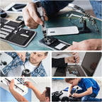 STREBITO Precision Screwdriver Set 142-Piece Computer Tool Kit Magnetic Screwdriver Set Laptop Screwdriver Kit Electronic Repair Kit Tech Toolkit for PC, Phone, Macbook, Nintendo, PS4, Xbox Controller