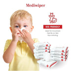 80ct Unscnted Alcohol-Free Hand Sanitizing Wipes, Wet Wipe, Hand Sanitizer (320 Wipes (80 * 4))