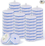 Disposable Toilet Bowl Wand Refills for Clorox, 50 Pcs - Compatible with Clorox Toilet Wand Refills, Hygienic Scrubber Heads for Bathroom Cleaning
