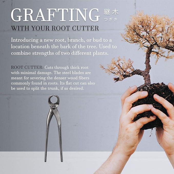 BambooMN 7.5" Root Cutter Tool - 3 Pieces