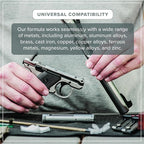 Ultrasonic Gun Cleaner - Makes 8 Gallons - Tillbrook Concentrated Ultrasonic Gun Cleaner - 128 oz Cleaning Solution for Guns, Pistols, & Gun Parts - Safe for Most Gun Finishes - Removes Oil & Grease