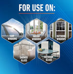 Unger Professional Streak-Free EasyGlide Glass Cleaner Concentrate, 32 oz – Ammonia-Free, Makes 25 Gallons of Solution , Safe for Tinted Windows, LOW-E Glass, Windshields & Mirrors