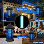 GOOTOP Replacement Bulb for Zap T6 Pro, K15, T9, X3 Bug Zapper Outdoor, 15W, 4-Pin Base, U Shaped Twin Tube Bulb for Outdoor Mosquito Zapper,2 Pack