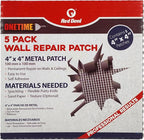 Red Devil 1215 4" x 4" ONETIME Wall Repair Patch, 5 Pack