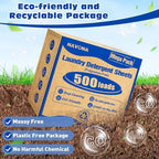 500 Loads Laundry Detergent Sheets, Eco-friendly Laundry Sheets, Powerful Cleaning, Suitable for Homes, Dorms, and Apartments- [Fragrance-Free]
