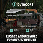 Condor Tool & Knife Outdoor Machete with Walnut Handle