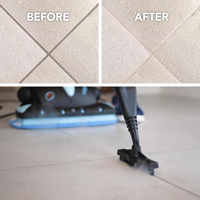 Euroflex Vapour Pro 20-Piece Steam Mop with Built-In All-in-One Portable Steam Cleaner; Ranked #1 by Good Housekeeping; 295°F & 50 PSI; Kills 99.9% Bacteria & Viruses (H1N1); 5-Year Warranty