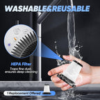 Car Vacuum Cleaner- 3 in 1 Cordless Handheld Vacuum Cleaner, 13000Pa High Power Car Vaccum Cleaner with Brushless Motor,Adjustable Cars Vaccum Portable Cordless for Cars,Desktop-DBS03