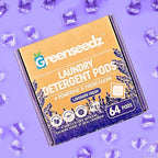Greenseedz Laundry Pods, Fresh Lavender Scent, 64 Pacs, Eco Friendly, Powerful Clean, Skin Friendly, Biodegradable, HE Compatible