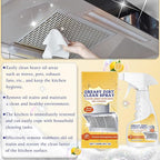 2Pcs All-Purpose Oil Stain Cleaner, Kitchen Oil Remover Degreaser Spray, All-Purpose Cleaner and Degreaser, Degreaser Cleaner,Kitchen Bathroom Cleaning Supplies 120ml/4Fl.oz