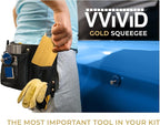 VViViD Gold Vinyl Wrap Squeegee - Nylon-Reinforced Tool for Car Wraps, Window Tint & Decals - (10 Pack)