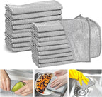 XANGNIER 20 Pcs Multipurpose Wire Dishwashing Rags for Wet and Dry,2024 New Multifunctional Non-Scratch Wire Dishcloth,Wire Cleaning Cloth,Non Scratching Metal Wire Rag for Kitchen,Counter,Dishes,Sink