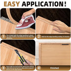 GSCIT Club Red Oak Edge Banding, 1/2 inch x 50ft roll of Veneer Edge Banding Preglued Flexible, Real Wood Tape Banding