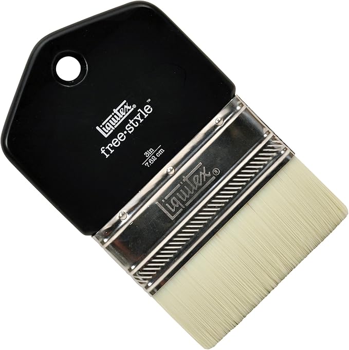 Liquitex 3 Professional Freestyle Large Scale Brush, Paddle inch, Black