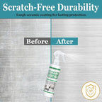 Stainless Steel Coating, 256ML Ceramic Coating for Stainless Steel, Anti Fingerprint Spray, Cerami Coat for Appliances, Stain Resistant, for Appliances, Glass, Tile