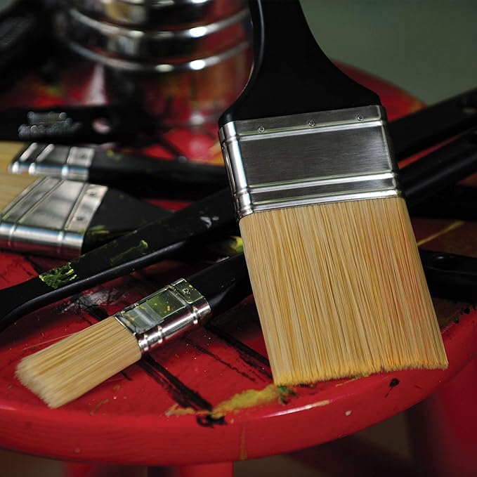 Liquitex 4 1300704 Professional Freestyle Large Scale Brush, Broad Flat/Varnish inch, Short Handle, Multi