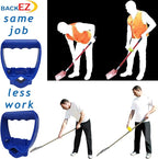 Back-Saving Tool Handle Attachment, EVR-Grip Upgrade, Labor-Saving Ergonomic Shovel Add-on Handle, Blue