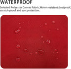 Canvas Repair Patch 9×11 Inch 3Pcs Waterproof Self-Adhesive Fabric Repair Patch for Tents,Boat Cover,Pop Up Canopy,Patio,Bags,Car Seats,Sofas,Furniture Cover(Red)