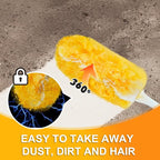 Duster Refill Compatible with Swiffer Duster, 30 Count Heavy Duty Duster Refills Kit for Cleaning Dusting, Multi Surface 360 Feather Duster Disposable Refills, with 1 Handle