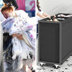 STIKELY Laundry Hamper Laundry Basket with 3 Section Pull-Out Rolling Bags & 2-Tier Storage Shelf, Laundry Sorter for Organization and Storage with 2 Drawers for Laundry Room, Bathroom